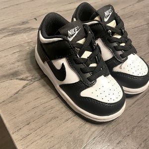 Baby Boy Black and White Nike Dunks